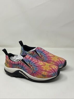 Merrell Multicolor Tie-Dye Slip-On Sneaker - Pink Blue Yellow womens 7